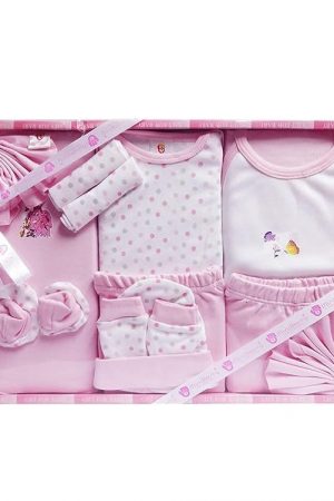EIO Unisex Kids Cotton Solid Clothing Gift Set -13 Pieces